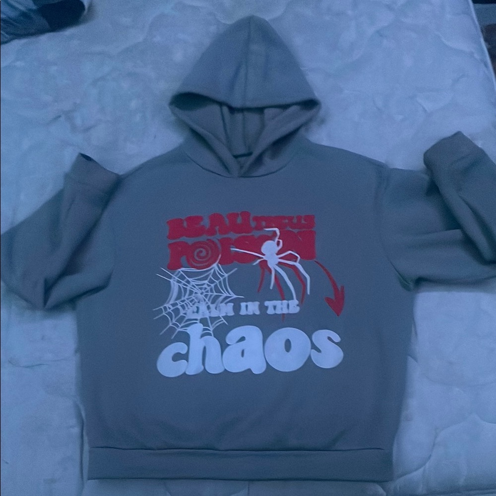 Grey Beauteus Poison Calm In The Chaos Hoodie